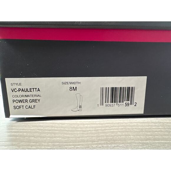 Vince Camuto VC-Pauletta Soft Calf- Gray Women's Riding Boots Size 8M- NIB - Picture 7 of 7